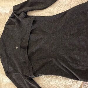 Gray Long-Sleeve Dress